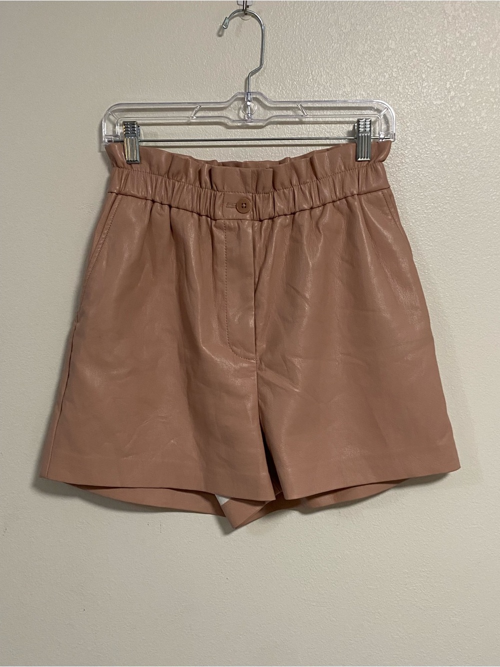 Wilfred Shorts Women's Size Small Blush Speechless Paperbag Waist Shorts